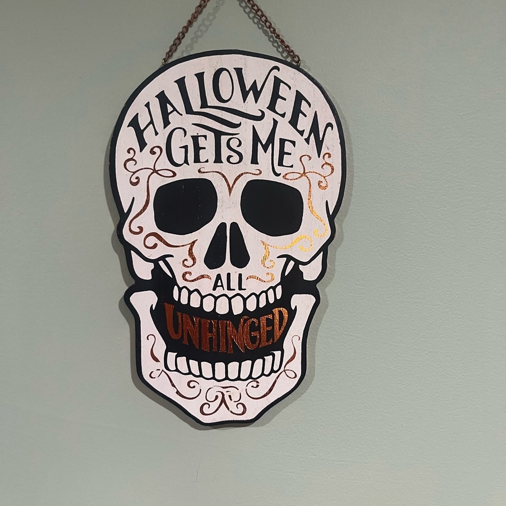 ⭐️ ⭐️ ✨ Free with purchase Halloween Skull Wall Art - Picture 2 of 7